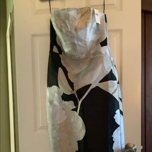 NWT Eva Franco Slim Floral Midi Dress